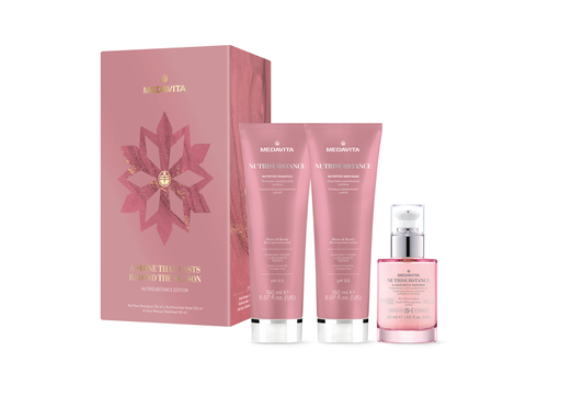 [301098] PROMO: Medavita Nutrisubstance Holiday Kit (Shampoo 150ml + Mask 150ml + 8-Hour Rescue 50ml)